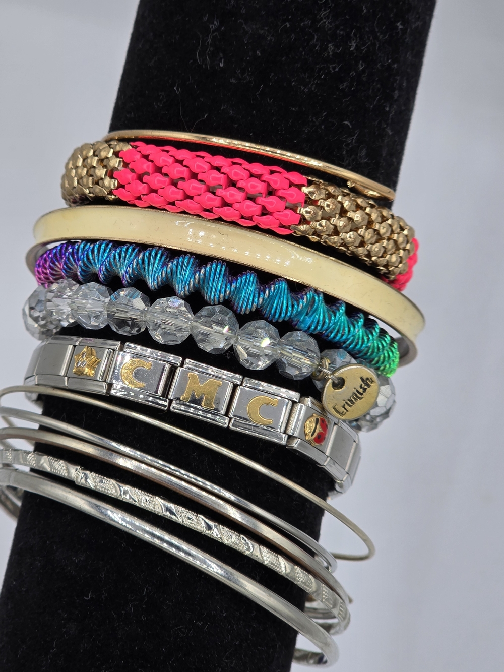 Assorted Mixed Metal & Color Bracelet Stack Lot